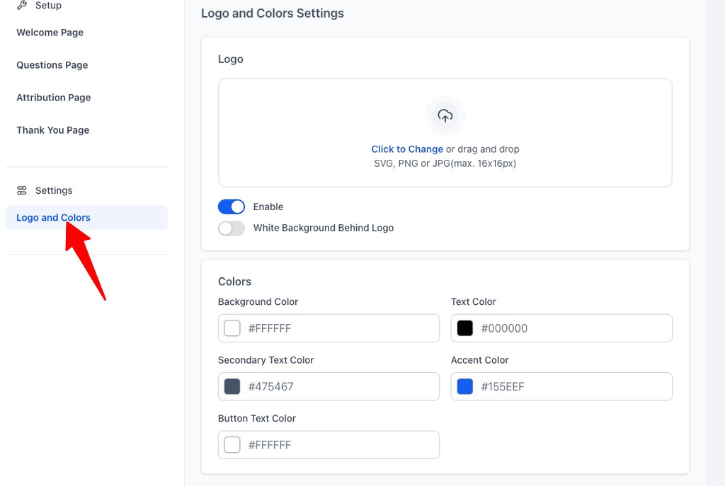 Customize Colors How to Collect Video Testimonials with GoHighLevel